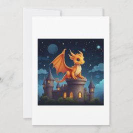 dragon illustration inbjudningar
