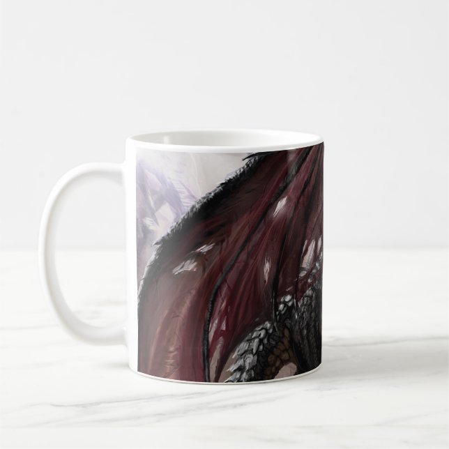 Dragon in Cave Kaffemugg (Vänster)