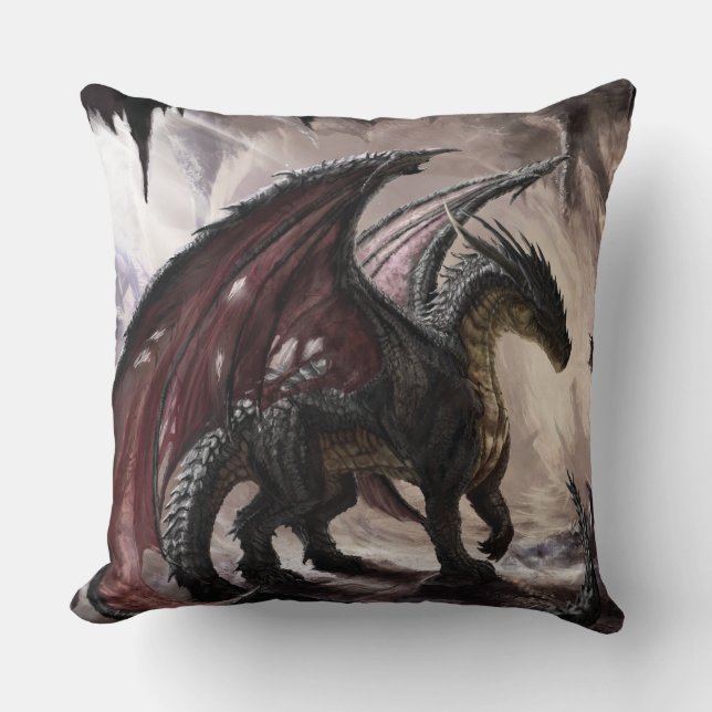Dragon in Cave Kudde (Framsida)