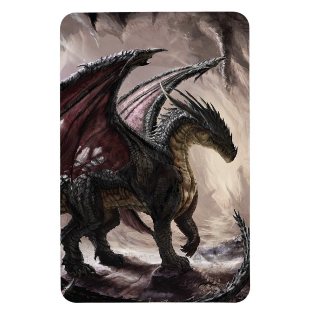 Dragon in Cave Magnet (Vertikal)