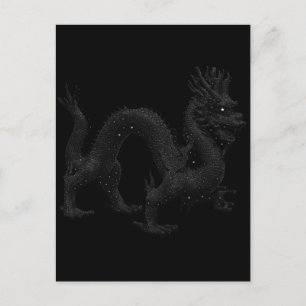 Dragon In Stars Vykort