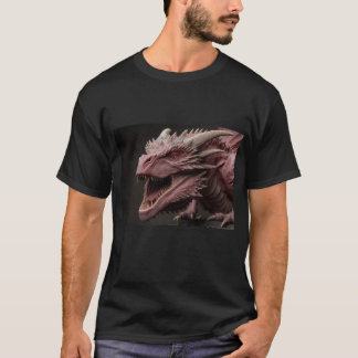 Dragon in textured mauve shades  t shirt