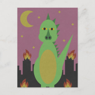 Dragon in the City Vykort