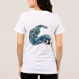Dragon in the Waves – Abstract Ocean Energy T Shirt