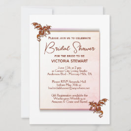 Dragon Inbjudningskort för möhippan