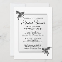 Dragon Inbjudningskort för möhippan