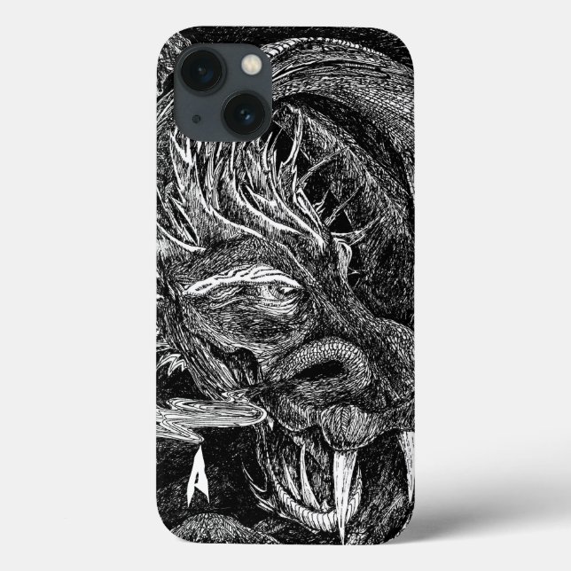Dragon 'initial' iphone case (Baksida)