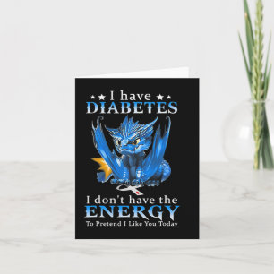 Dragon jag har diabetes jag inte energi att... kort