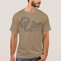 Dragon Japan Retro Stil Asia Mosaic Dragon 301