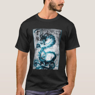 Dragon Japansk Al Tatoo T Shirt