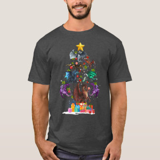 Dragon Julgran Funny Älskare Julafton T Shirt