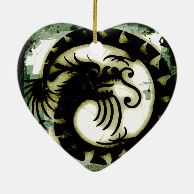 Dragon Julgransprydnad Keramik (Baksidan)