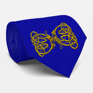 DRAGON KÄRLEK / Guld Blue Celtic Knoves Slips