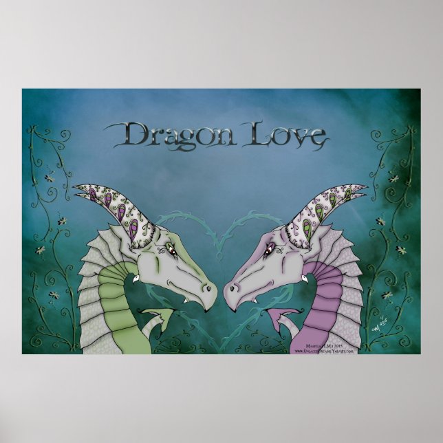 Dragon Kärlek Poster (Framsidan)