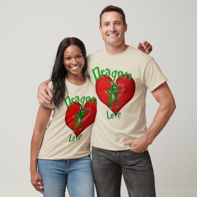 Dragon Kärlek T-shirt (Unisex)