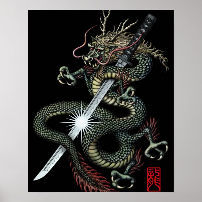 Dragon katana3 poster (Framsidan)