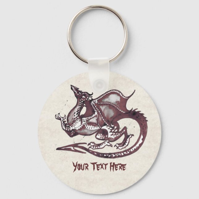 Dragon Keychain Nyckelring (Framsida)