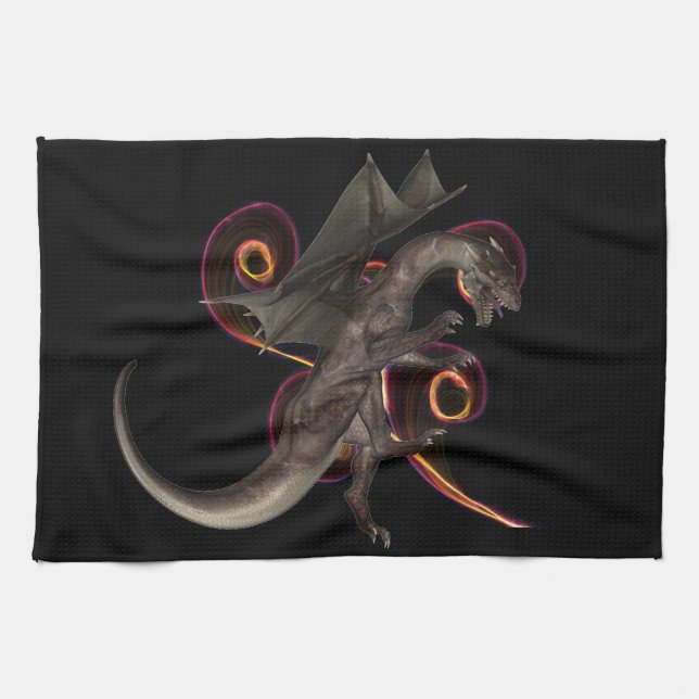 Dragon Kitchen Towel Kökshandduk (Horisontell)