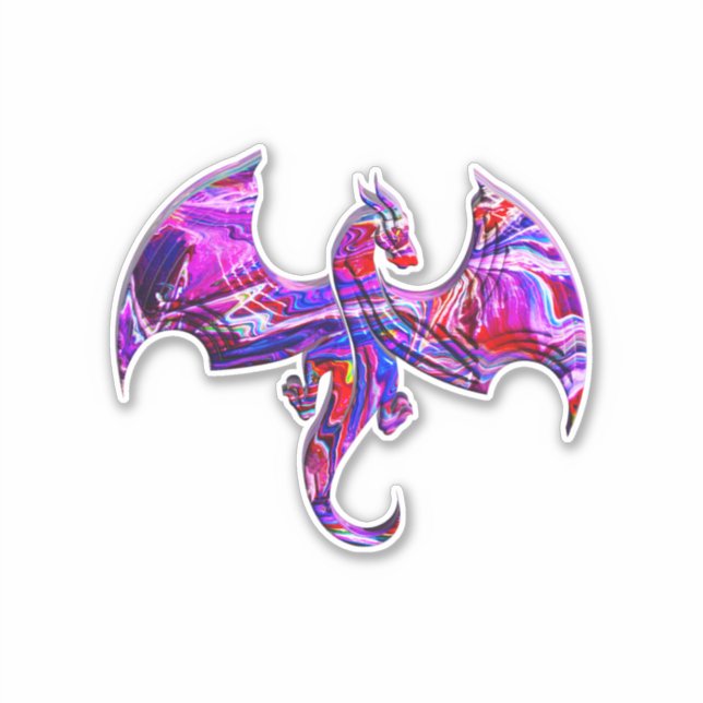 Dragon Klistermärken (Framsida)