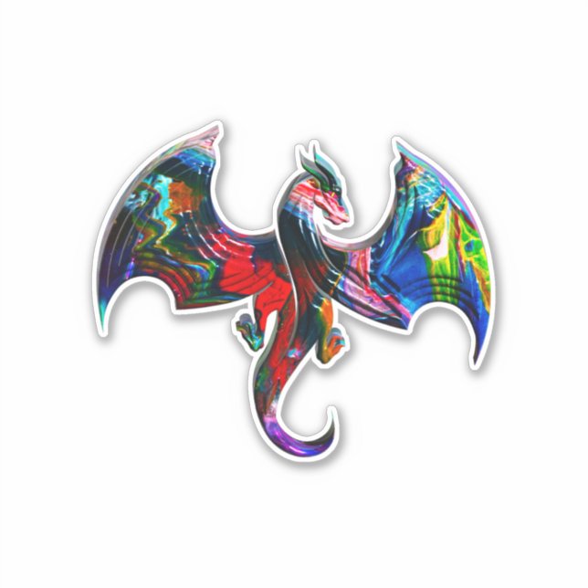 Dragon Klistermärken (Framsida)