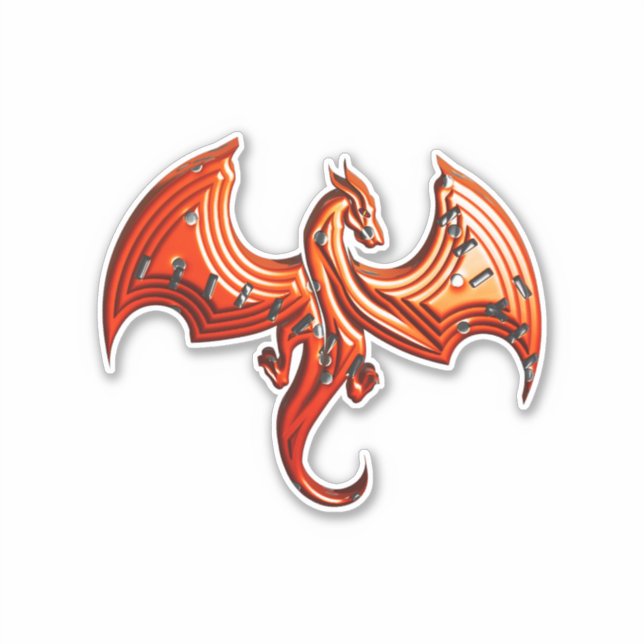 Dragon Klistermärken (Framsida)