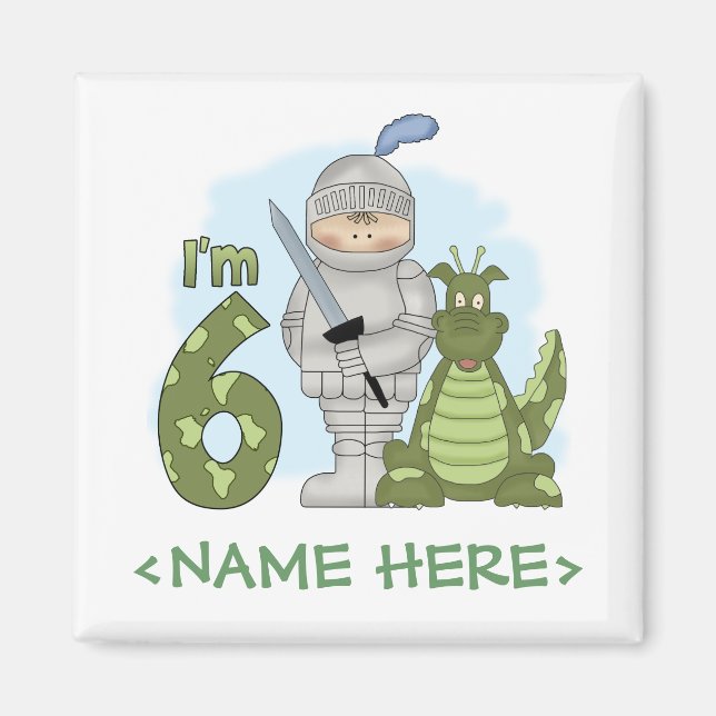 Dragon Knight 6e Birthday Magnet (Framsidan)
