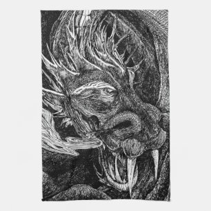 Dragon kökshandduk