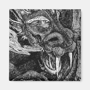 Dragon kylmagnet magnet