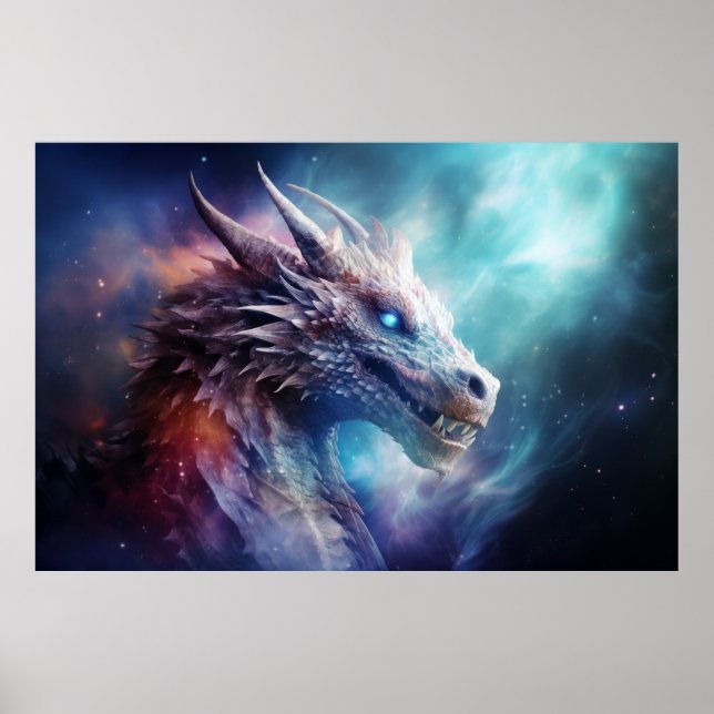 Dragon Legendary CreatFantastic World Wall Art Poster (Framsidan)