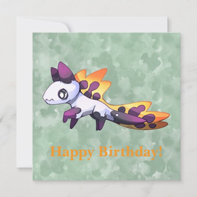 Dragon let’s Party  Kort (Framsida)