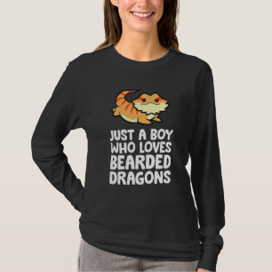 Dragon Lizard, bara en pojke som Kärlek slog T Shirt