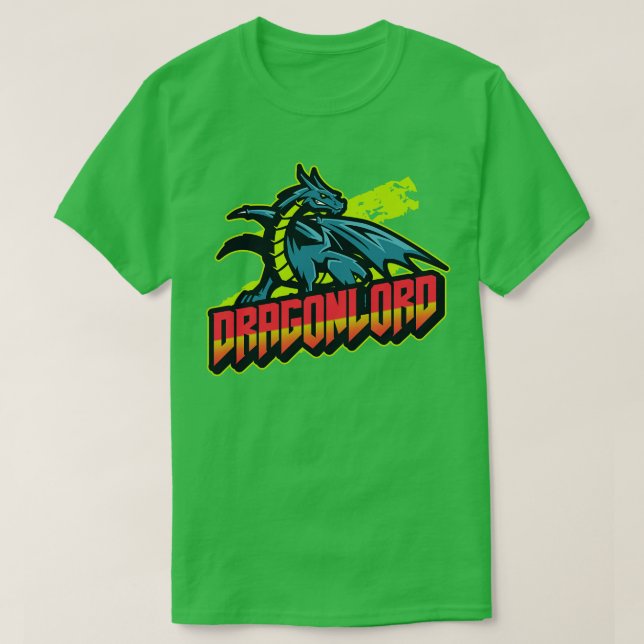 Dragon Lord Fantasy 1 T Shirt (Design framsida)