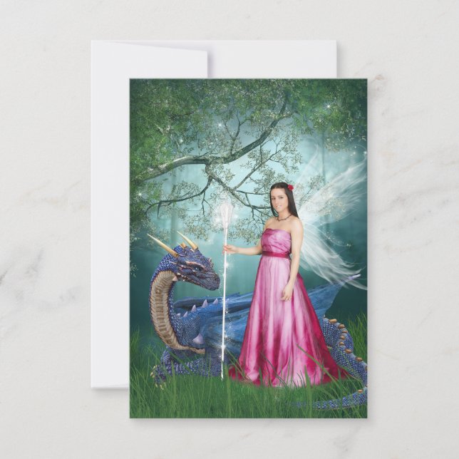 Dragon magi tack kort (Framsida)