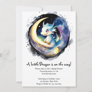 Dragon Magic Baby Shower Inbjudningar