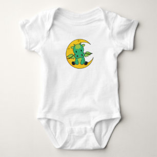 Dragon Måne Bra Night Dragon Fantasy T Shirt