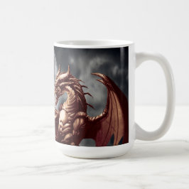 Dragon & Måne Fantasy Mugg