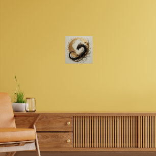 Dragon måne ljusskugga poster
