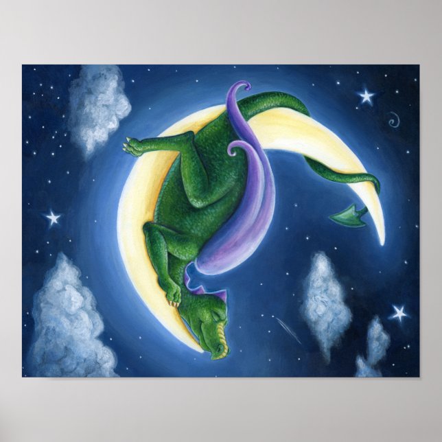 Dragon Måne Poster (Framsidan)