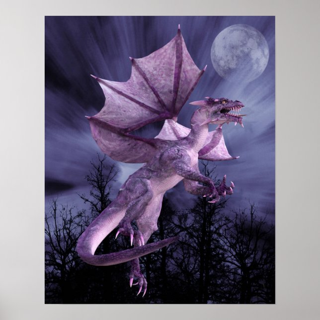 Dragon Måne Poster (Framsidan)