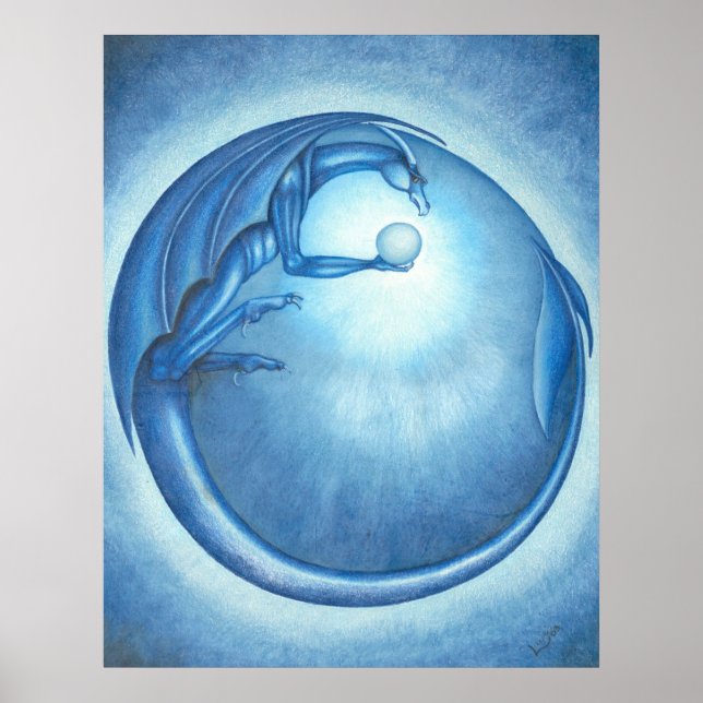 Dragon Måne Poster (Framsidan)