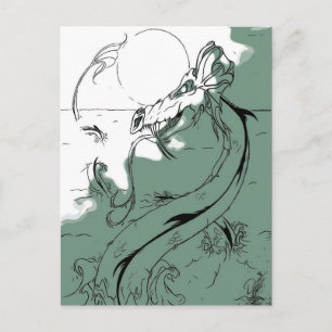 Dragon Måne Vykort