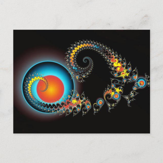 Dragon Måne ~ vykort (Framsida)