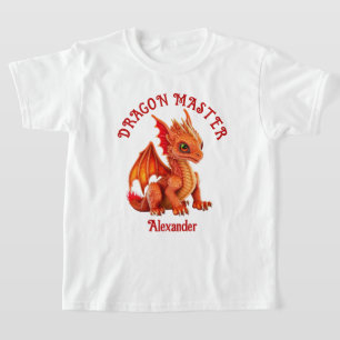 Dragon Master 3D-Orange Dragon Personalize T Shirt