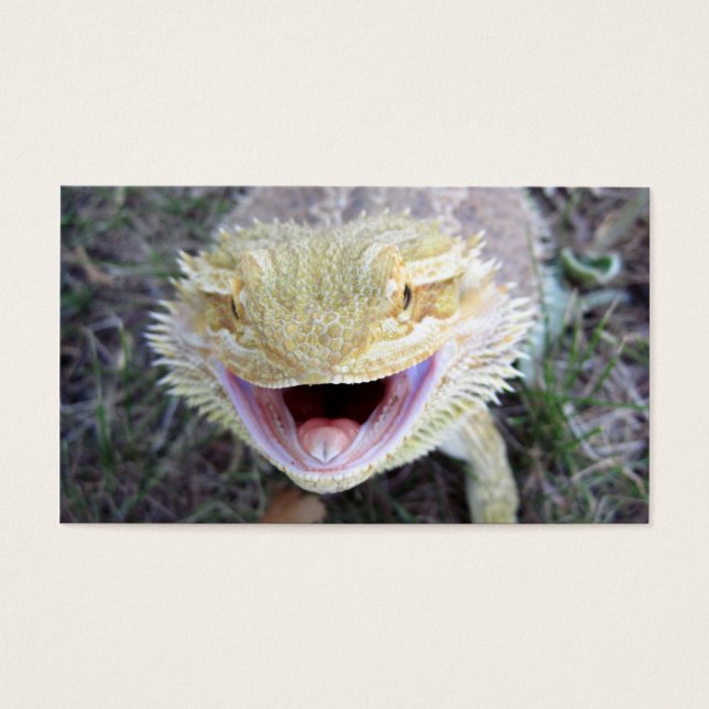 Dragon med bostad toppen Lycklig Visitkort (Framsidan)