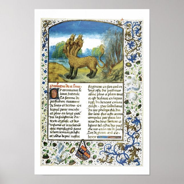 Dragon med sju huvuden, okänd poster (Framsidan)