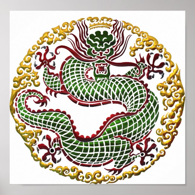 Dragon Medallion Poster (Framsidan)