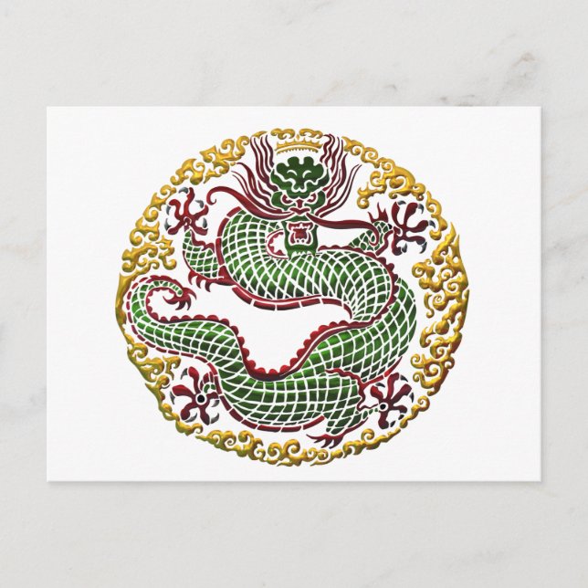 Dragon Medallion Vykort (Framsida)