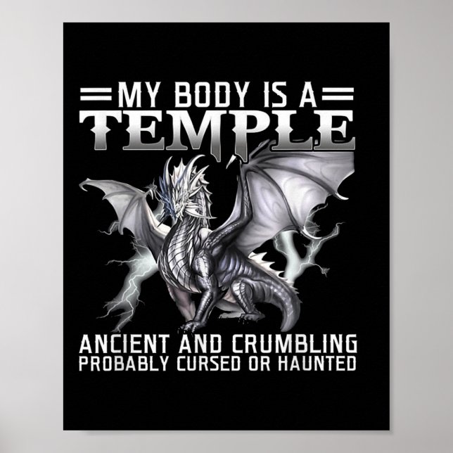 Dragon Min kropp är en lockande klumbling Proba Poster (Framsidan)