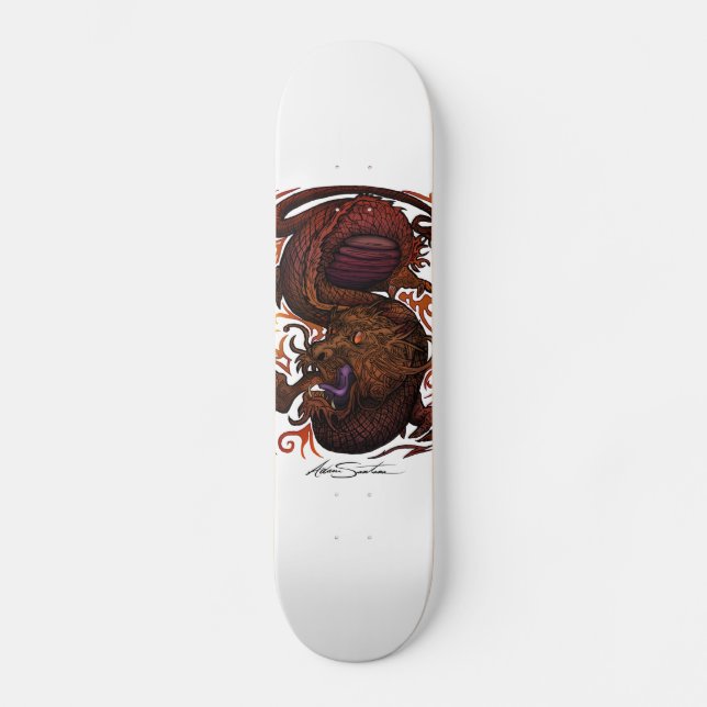 Dragon Mini Skateboard Bräda 18,5 Cm (Framsida)