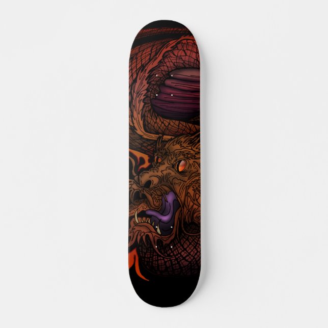 Dragon Mini Skateboard Bräda 18,5 Cm (Framsida)